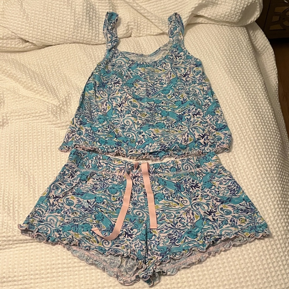 Lilly Pulitzer Sleep Shorts & Tank Set